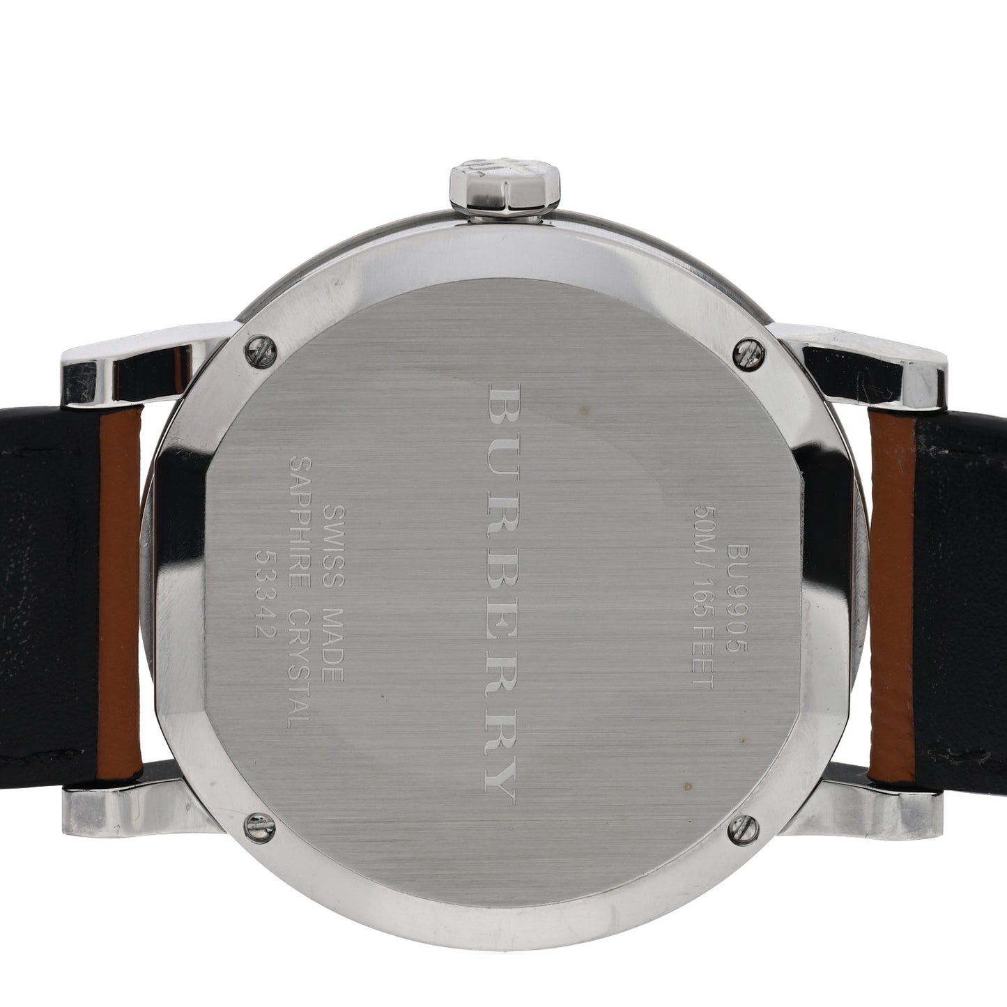 Stainless Steel Calfskin 42mm The City Quartz Watch Black BU9905