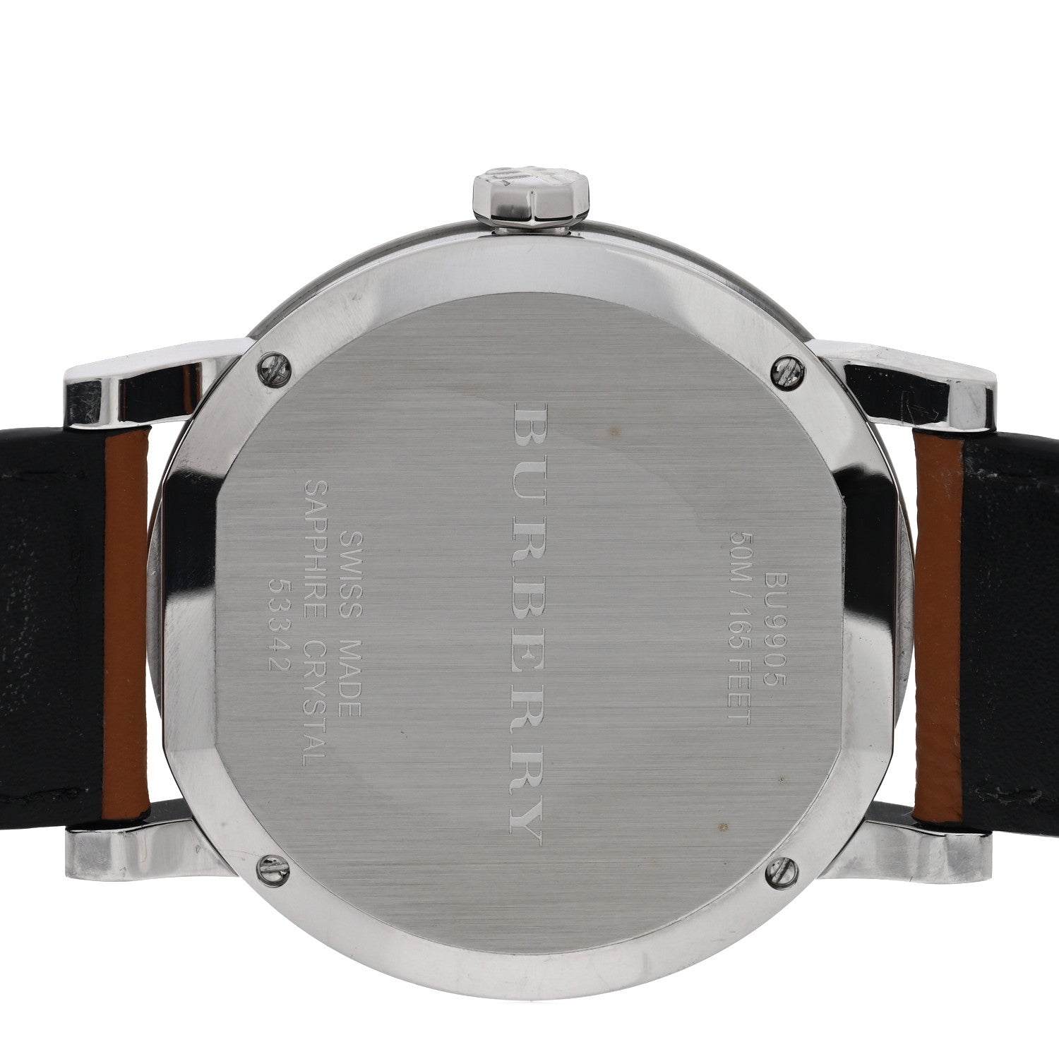Burberry Stainless Steel Calfskin 42mm The City Quartz Watch Black BU9905 4 of 4