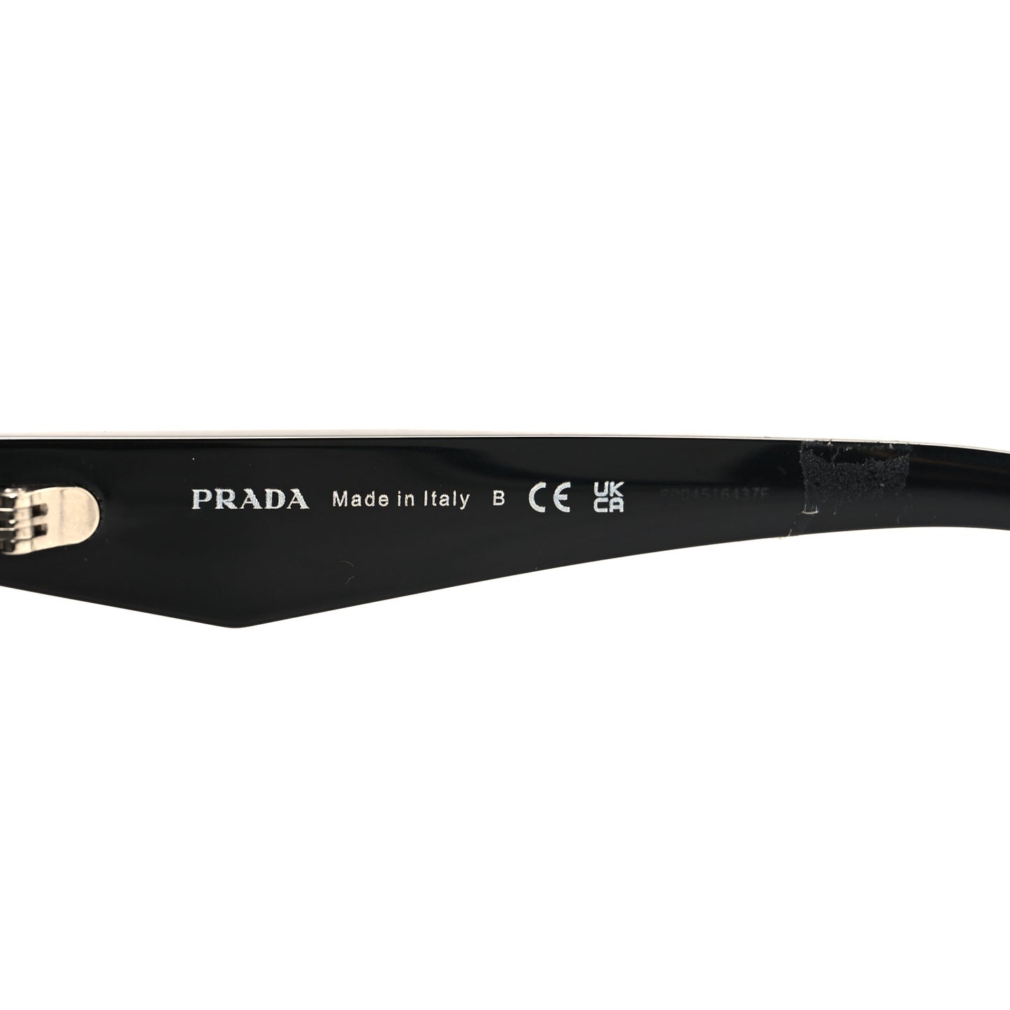 Acetate Oval Sunglasses SPR 26Z Black