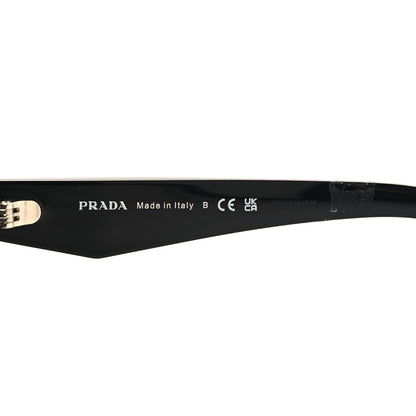 Prada Acetate Oval Sunglasses SPR 26Z Black 5 of 7