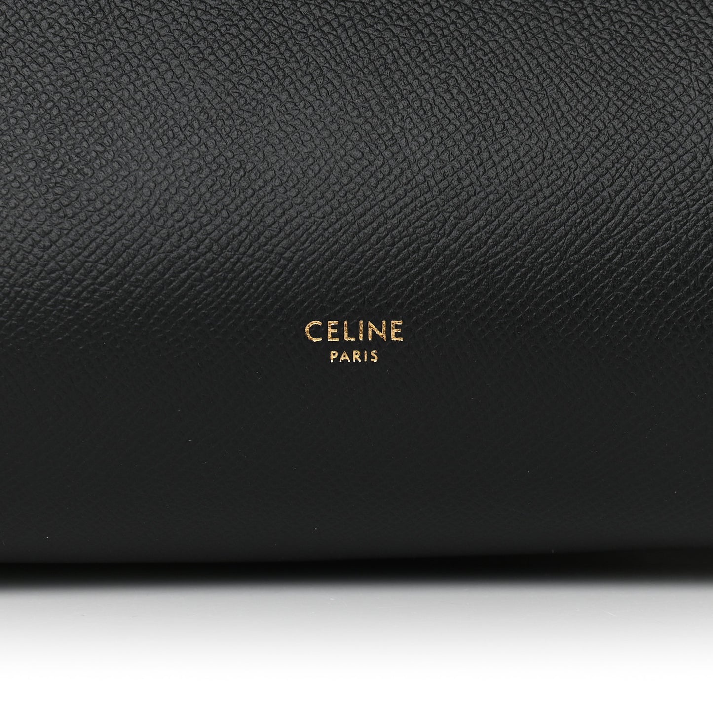 Grained Calfskin Mini Belt Bag Black
