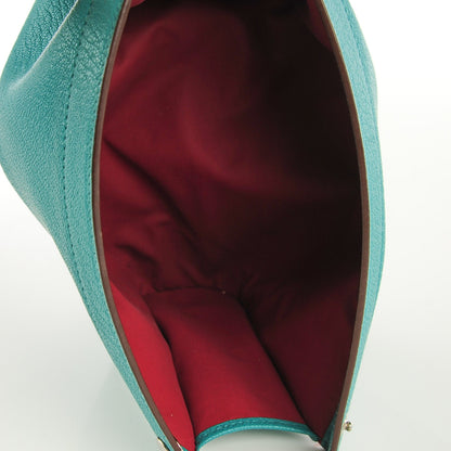 Hermes Chevre Mysore Karo GM Bleu Paon 5 of 8