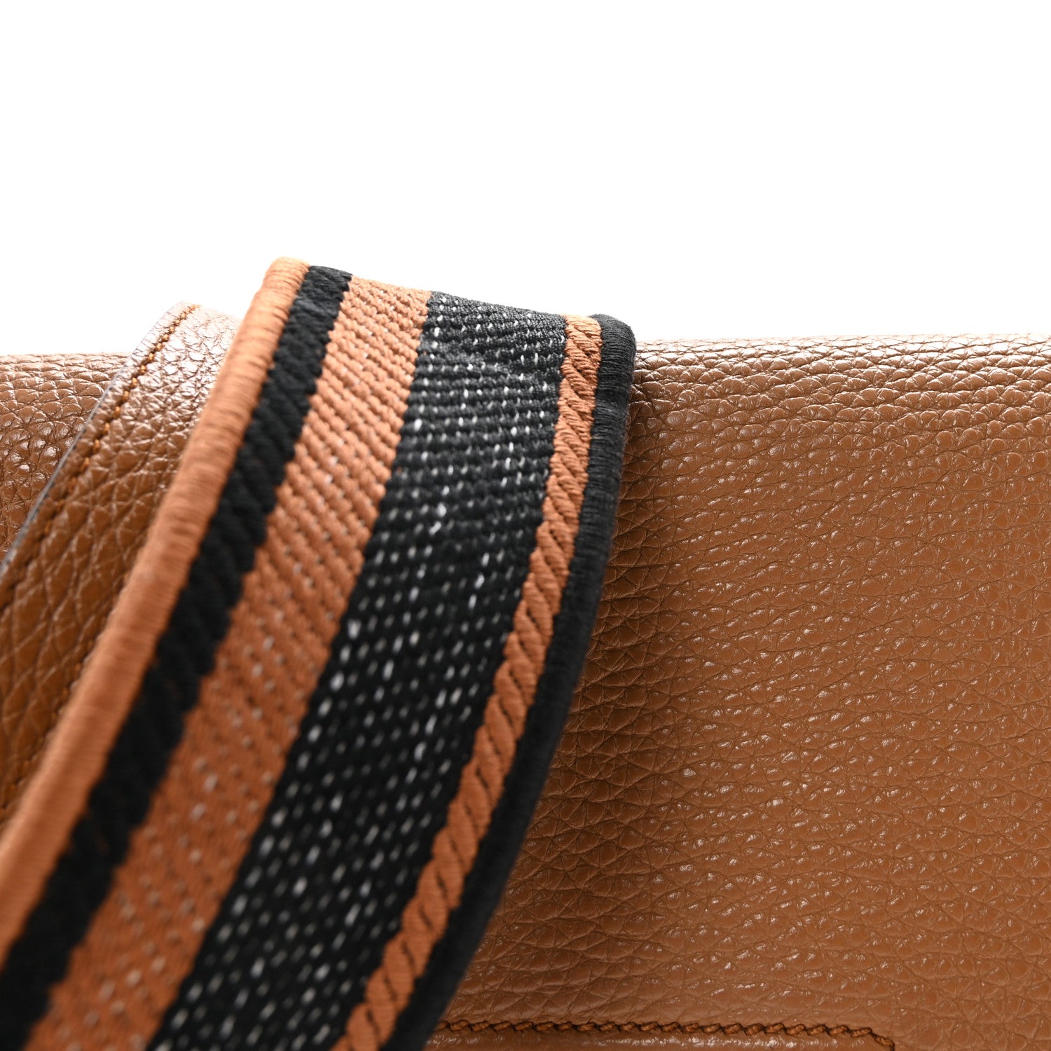Prada Vitello Daino Soft Flap Crossbody Caramel 7 of 10