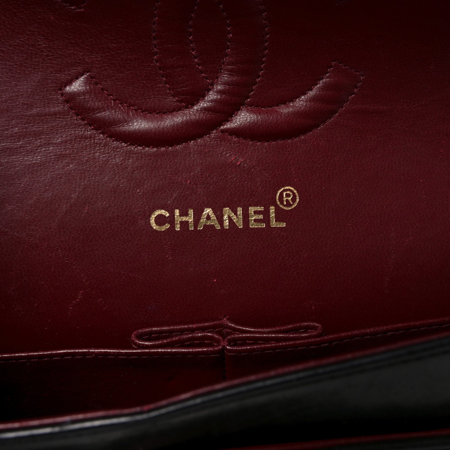 Chanel Lambskin Quilted Medium Double Flap Black 6 of 12