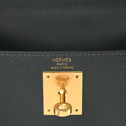 Hermes Epsom Kelly Sellier 28 Bleu Orage 6 of 11