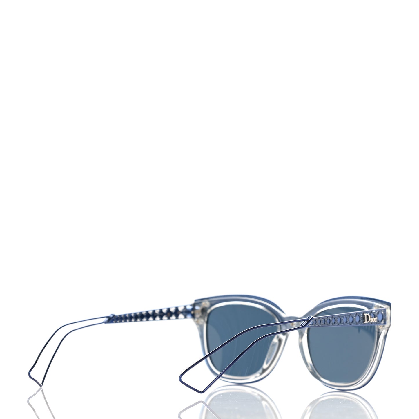 Metal Diorama 1 Sunglasses Blue