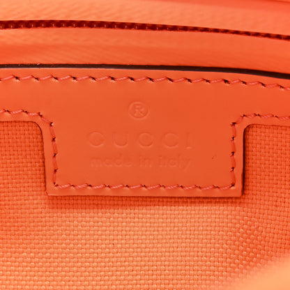 Gucci Rubber Effect Monogram GG Belt Bag New Orange Fluo 6 of 10