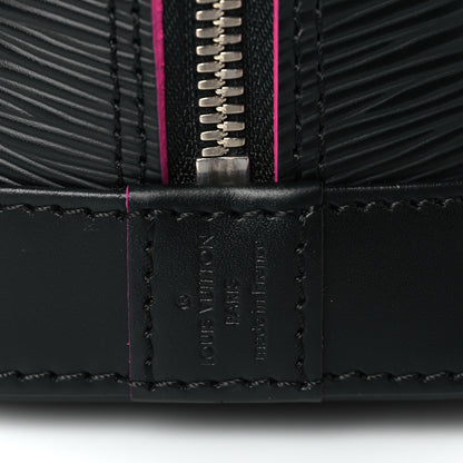 Louis Vuitton Epi Alma BB Black Hot Pink 6 of 9