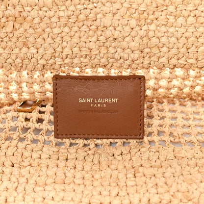 Saint Laurent Raffia Icare Shopping Tote Natural 6 of 11