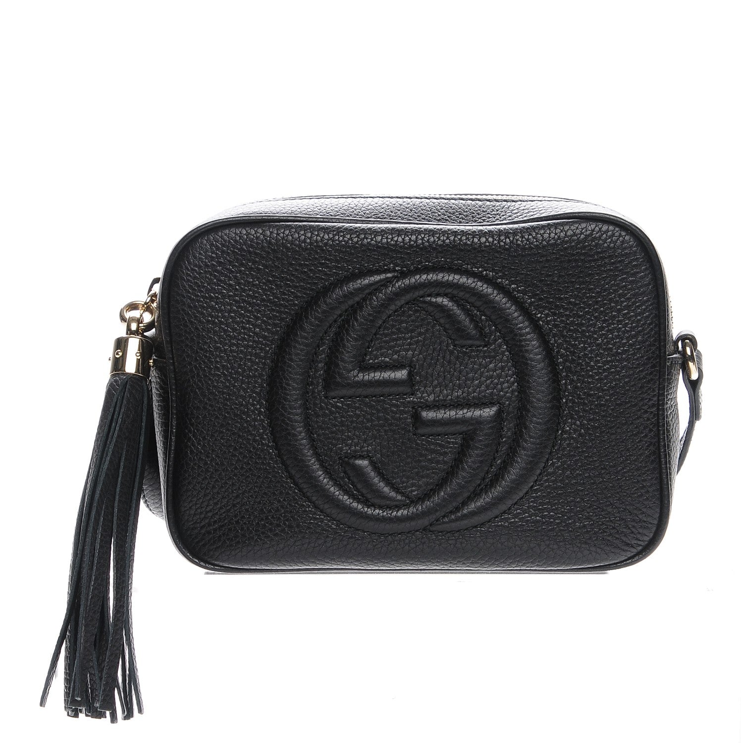 Gucci Pebbled Calfskin Small Soho Disco Bag Black 1 of 7