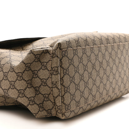 Gucci GG Plus Monogram Messenger Diaper Bag Dark Brown 9 of 10