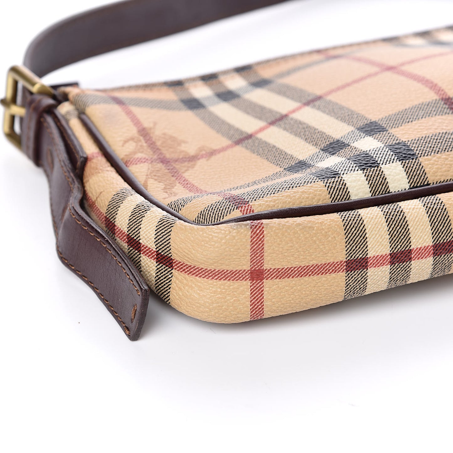 Haymarket Check Pochette Chocolate