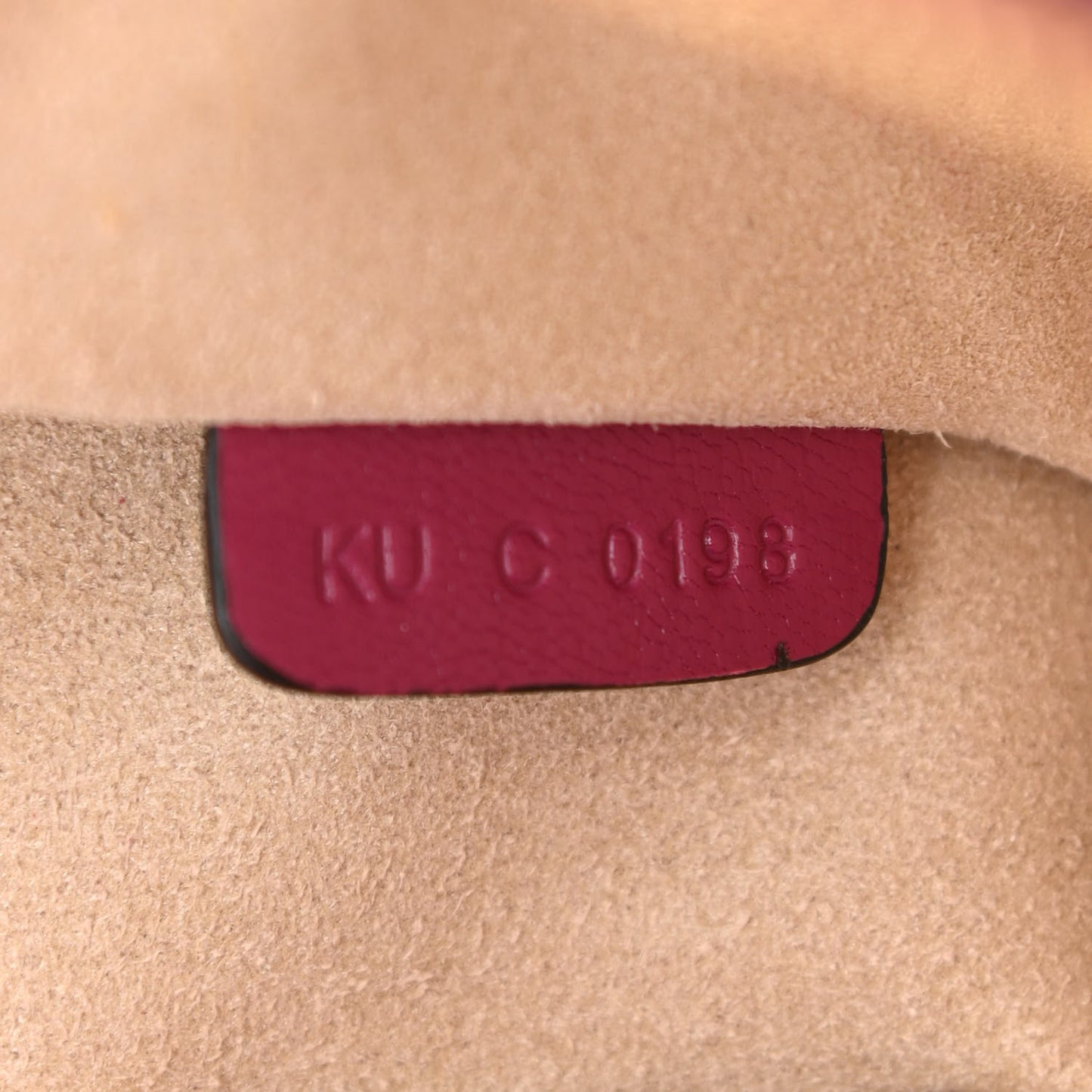 Goatskin Suede Cross 3 Crossbody Bag Fig Pink Cherry