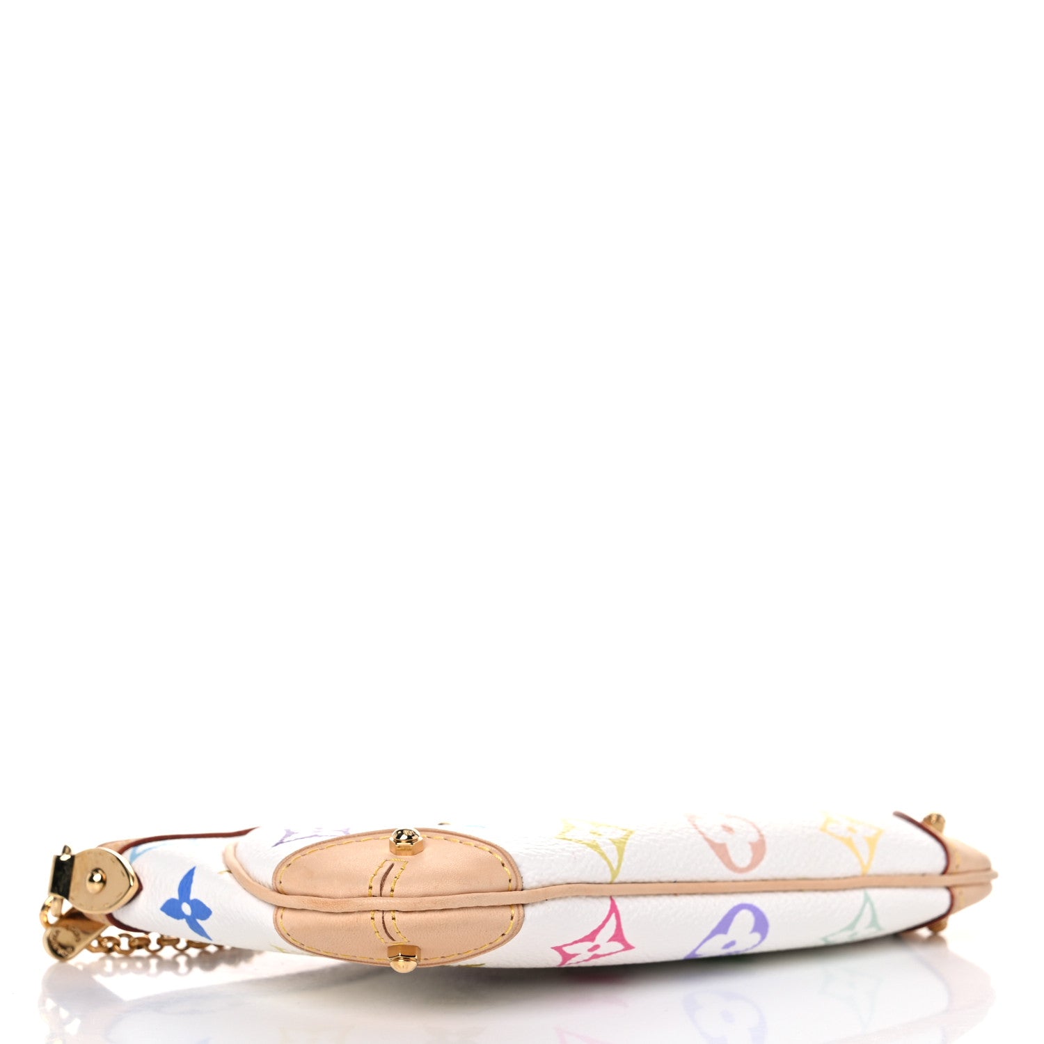 Louis Vuitton Monogram Multicolor Pochette Milla MM White 4 of 11