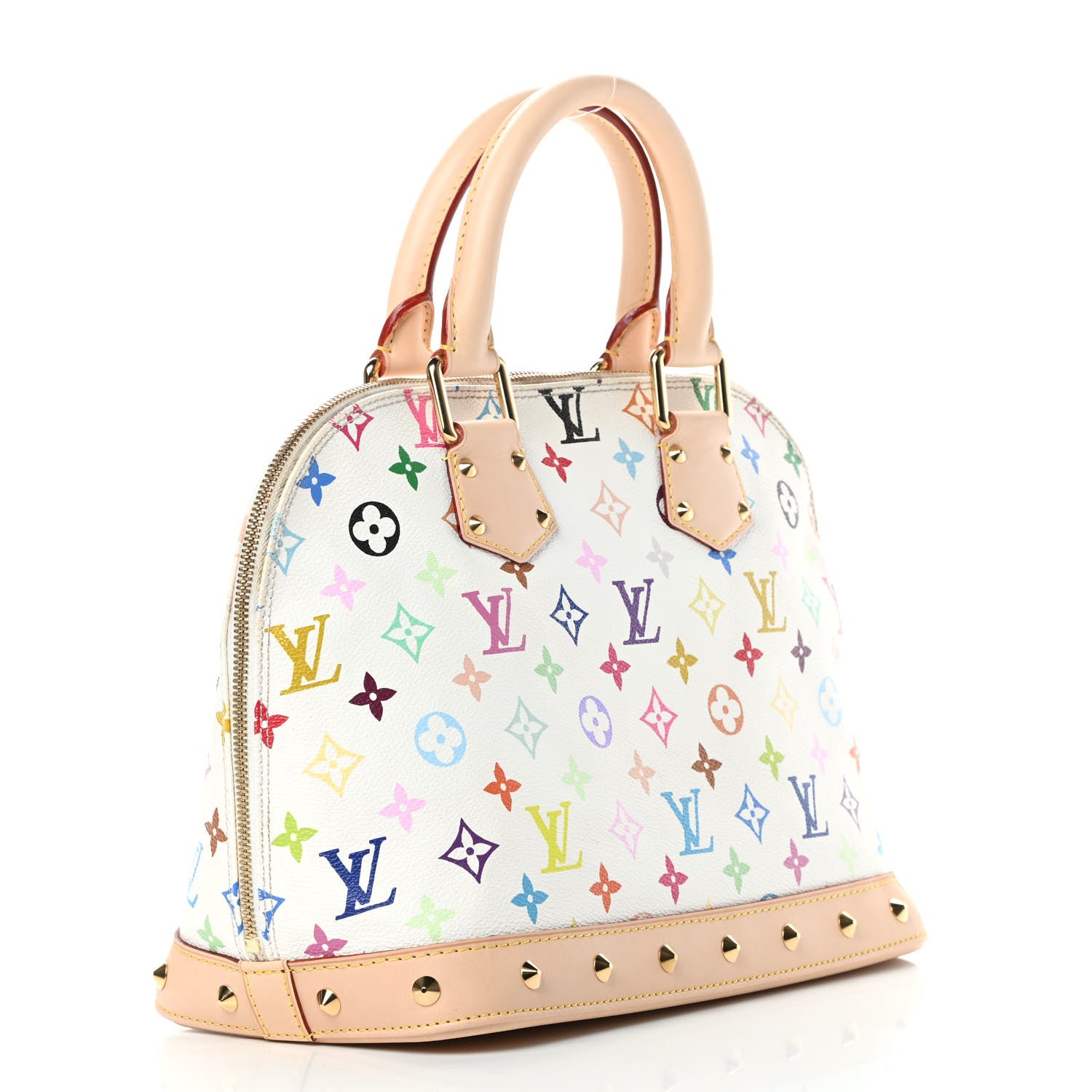 Louis Vuitton Monogram Multicolor Alma White 3 of 16