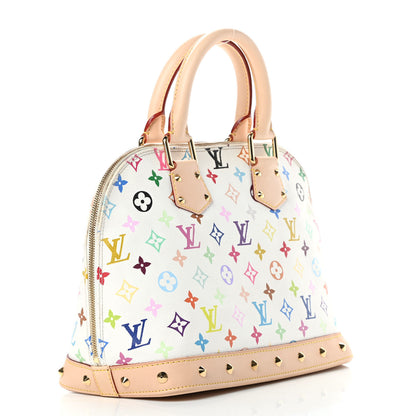 Louis Vuitton Monogram Multicolor Alma White 3 of 16