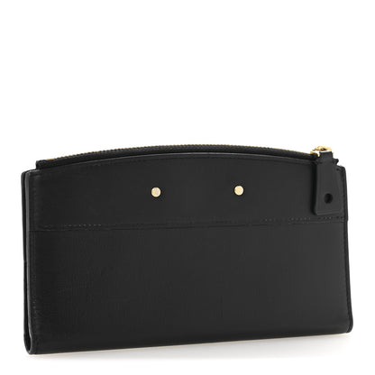 Louis Vuitton Calfskin City Steamer Wallet Black 3 of 9