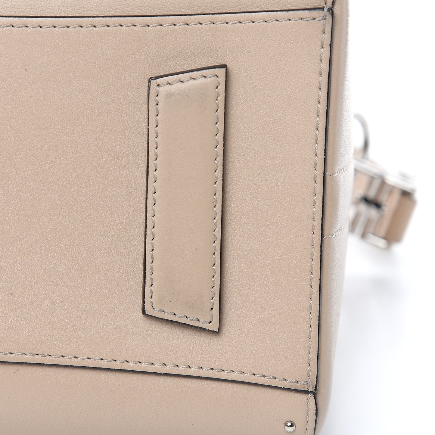 Calfskin Small Studded Antigona Nude