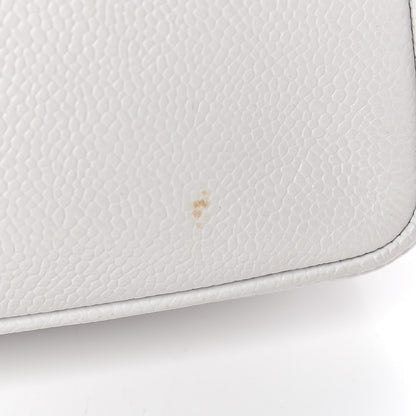 Chanel Caviar CC Timeless Tote White 11 of 19