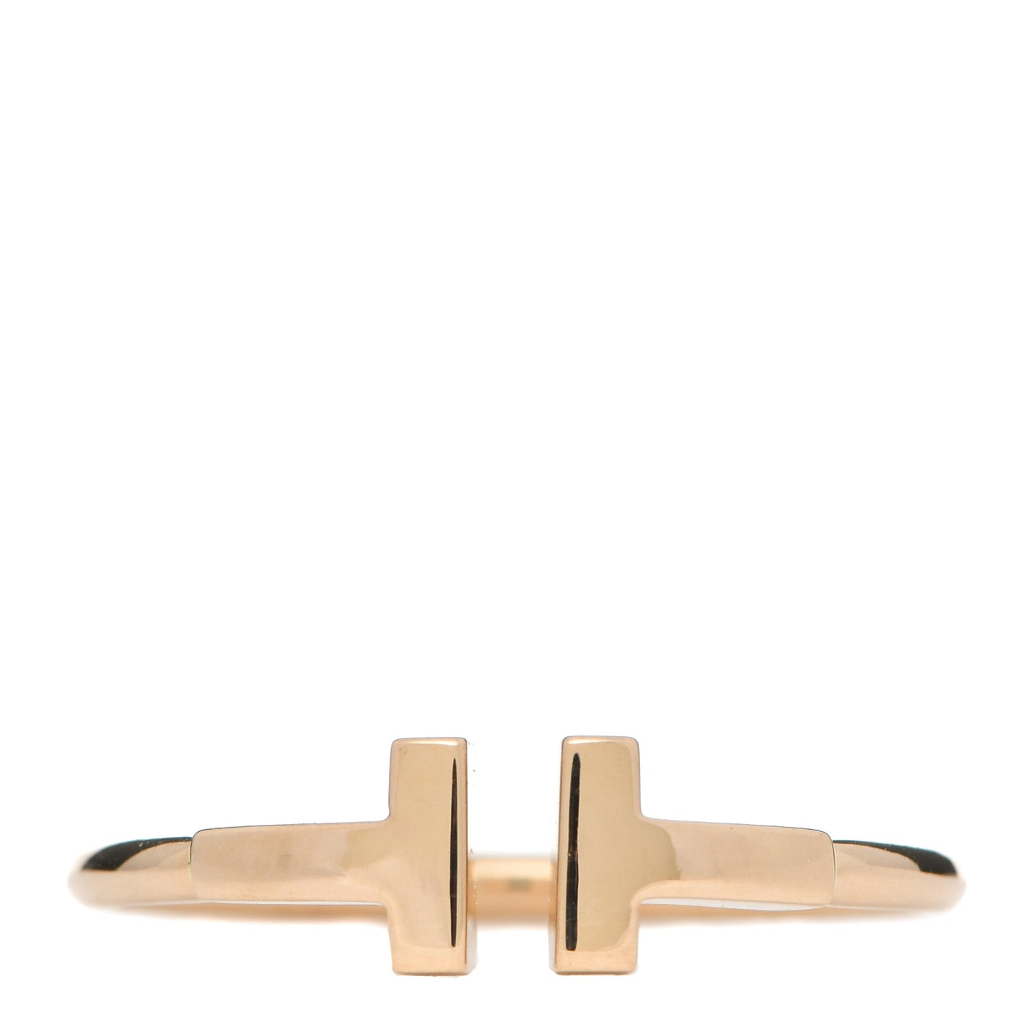 18K Yellow Gold T Wire Ring 61 9.25