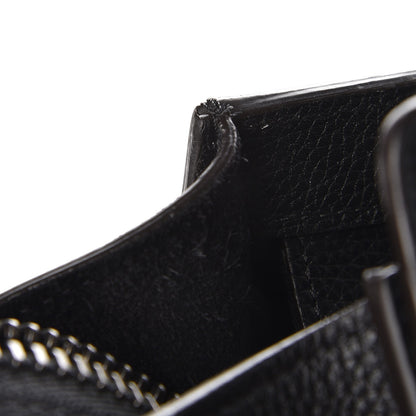 Celine Drummed Calfskin Micro Luggage Black 10 of 10