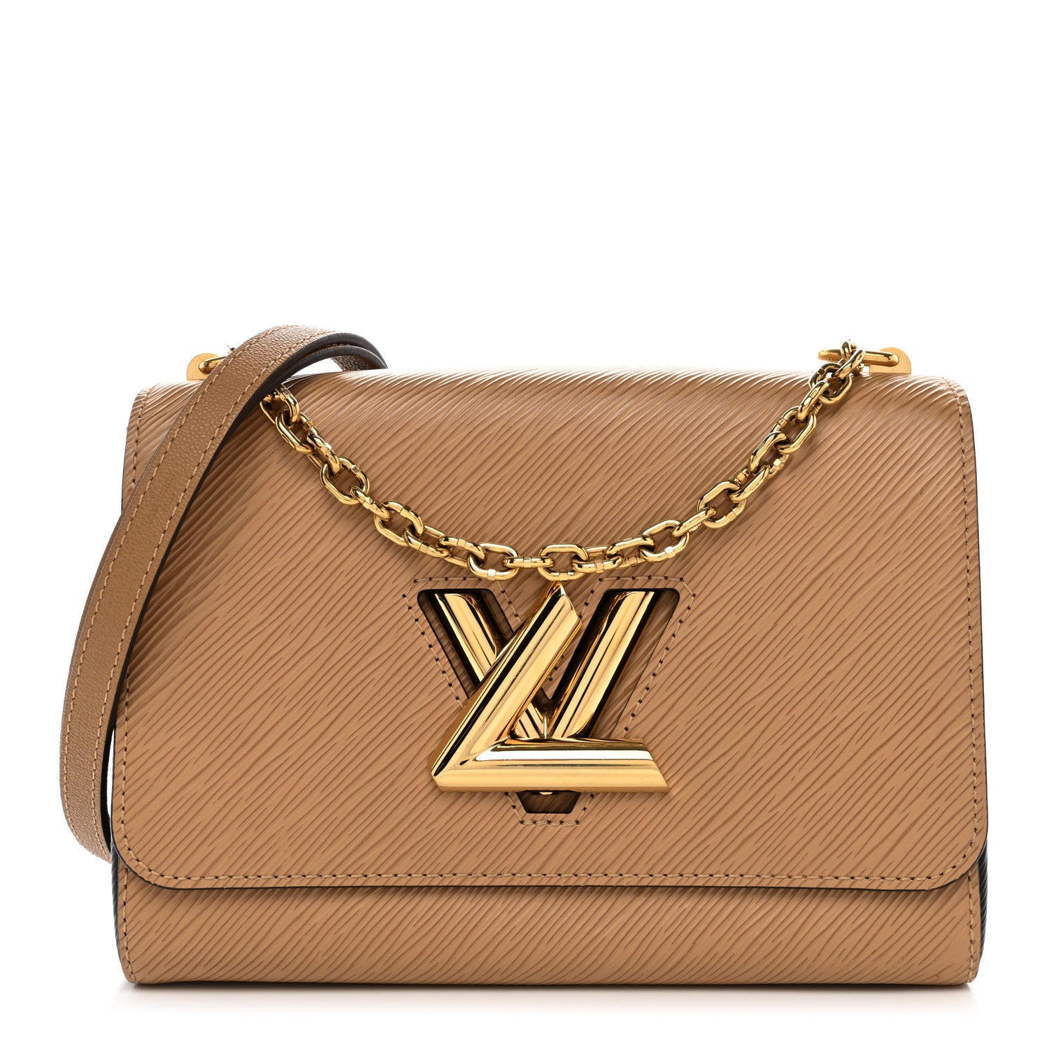 Louis Vuitton Epi Twist Shoulder Bag MM Camel 1 of 10
