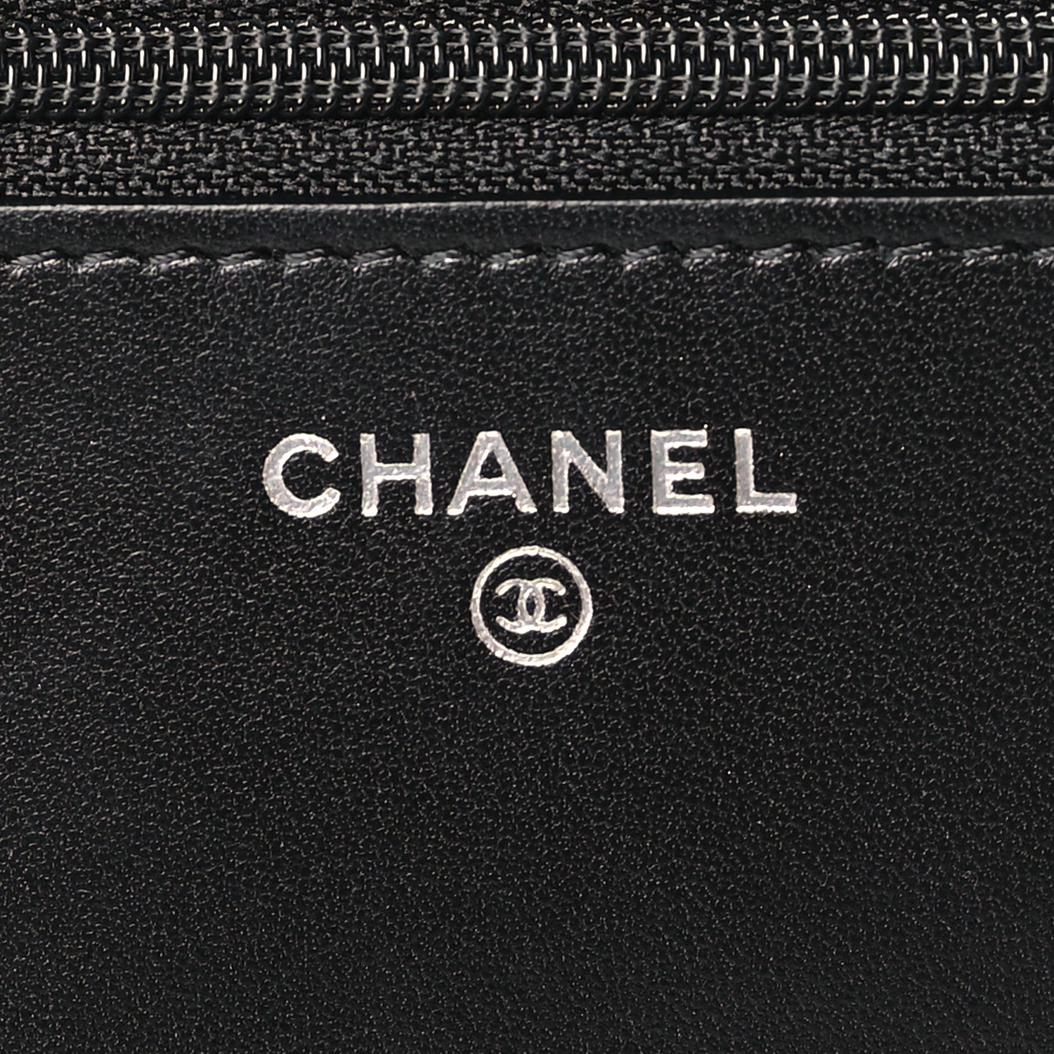 Chanel Lambskin Quilted Trendy CC Wallet On Chain WOC So Black 6 of 10