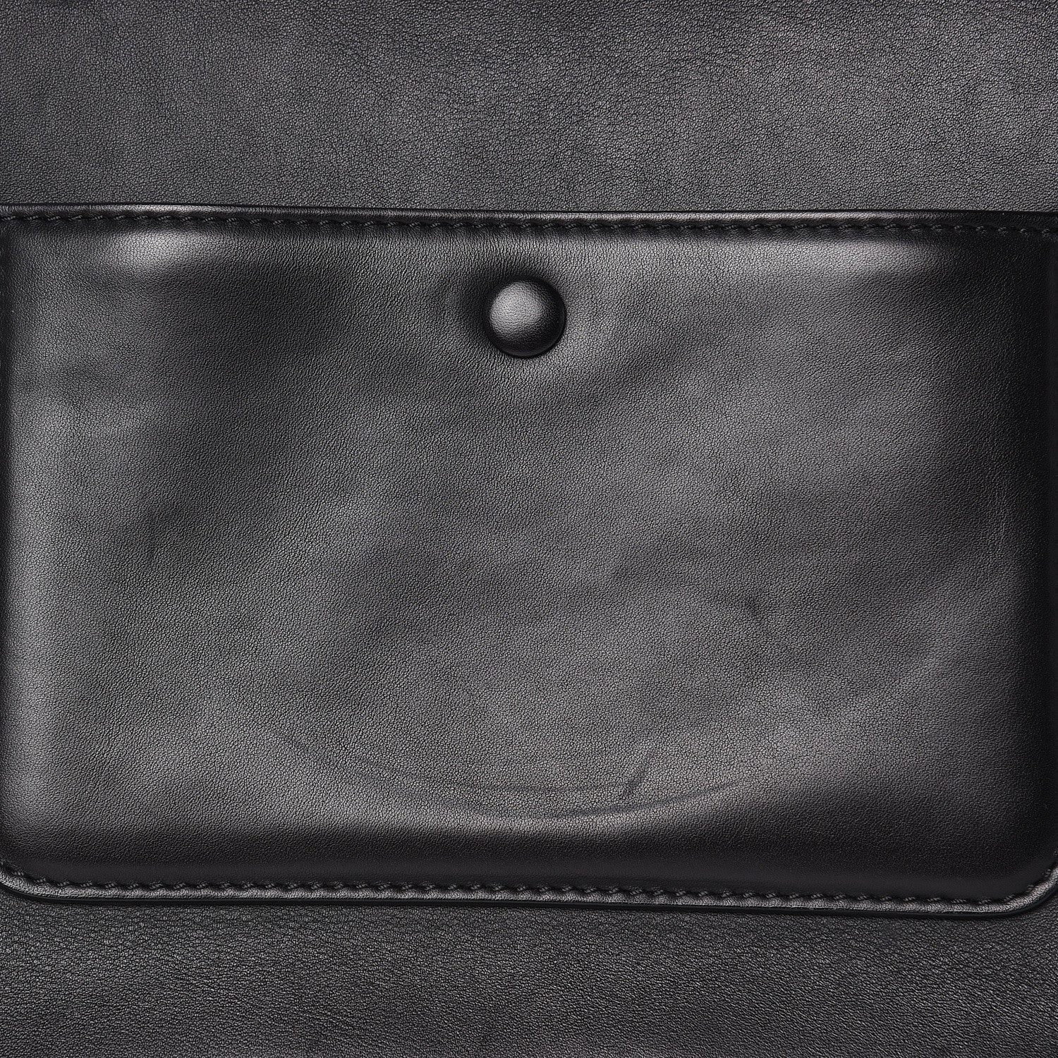 Celine Textured Calfskin Small Bi-Color Edge Shoulder Bag Black Cream 10 of 12