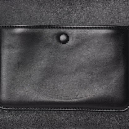Celine Textured Calfskin Small Bi-Color Edge Shoulder Bag Black Cream 10 of 12