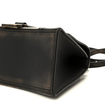 Balenciaga Used Calfskin Small Hourglass Top Handle Bag Brown 11 of 11