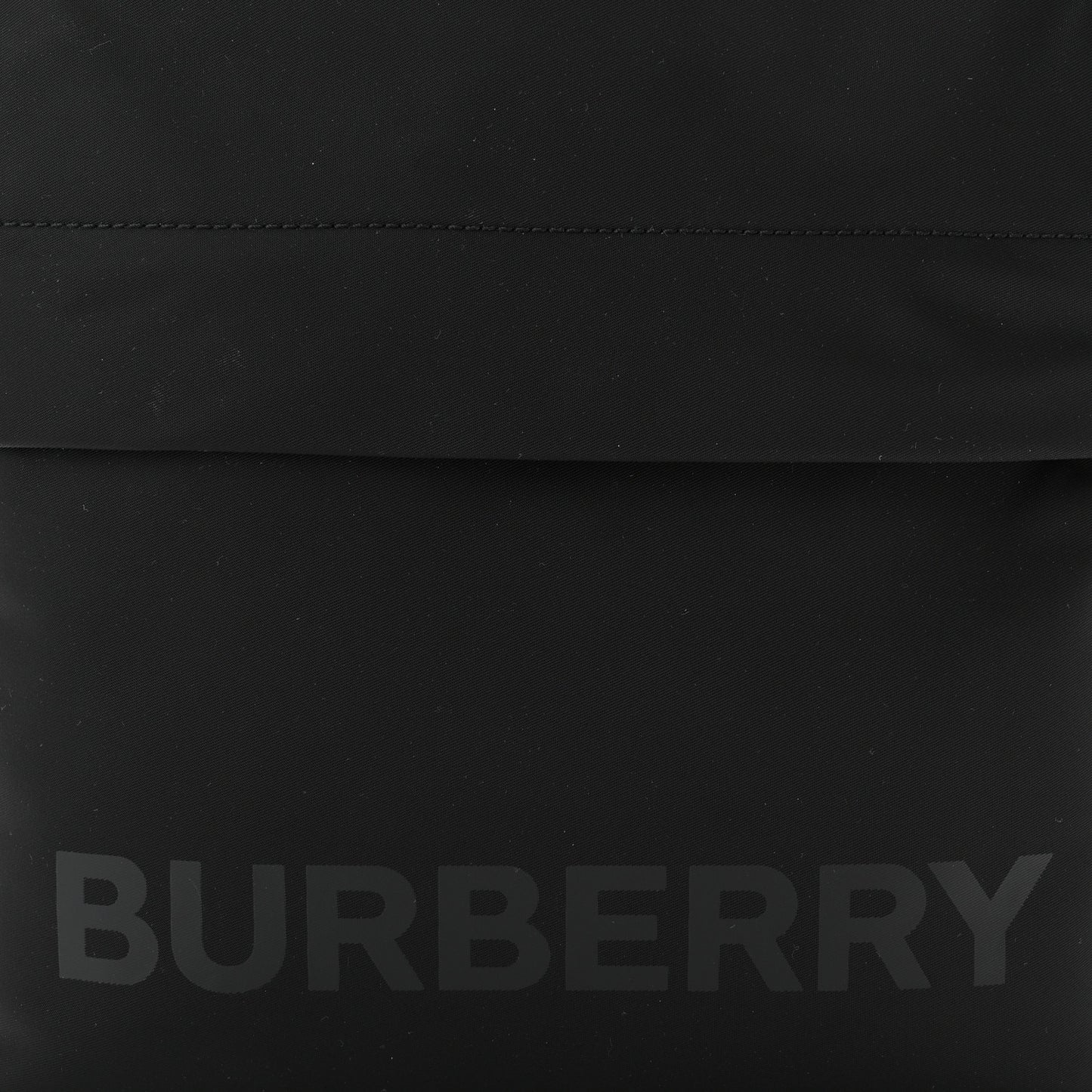Econyl Logo Print Crossbody Bag Black