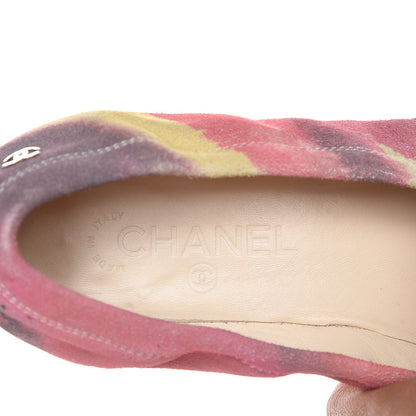 Chanel Suede Mocassin Loafers 40 Multicolor 10 of 12