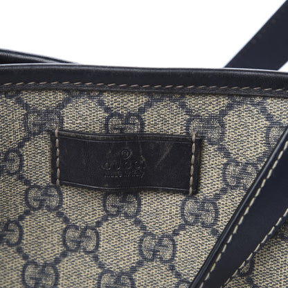 Gucci GG Supreme Monogram Large Zippered Shopping Tote Brown 17 of 17