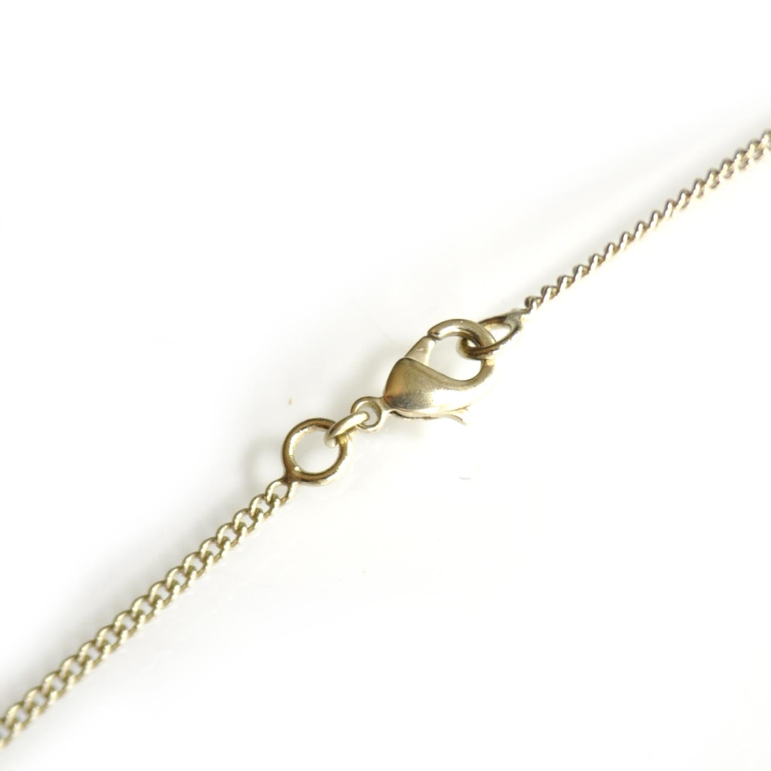 Chanel Large Beaded CC Necklace Orange Gold 4 of 5