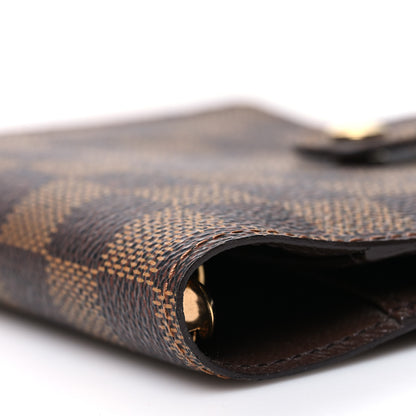 Louis Vuitton Damier Ebene Small Ring Agenda Cover 8 of 9