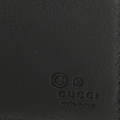 Gucci Microguccissima Bi-Fold Money Clip Wallet Black 6 of 7
