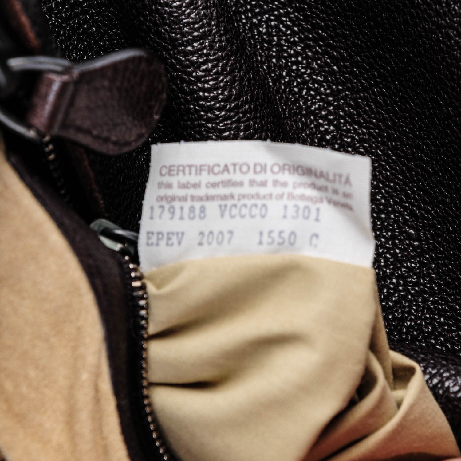 Bottega Veneta Cervo Braided Zip Hobo Moro 7 of 7
