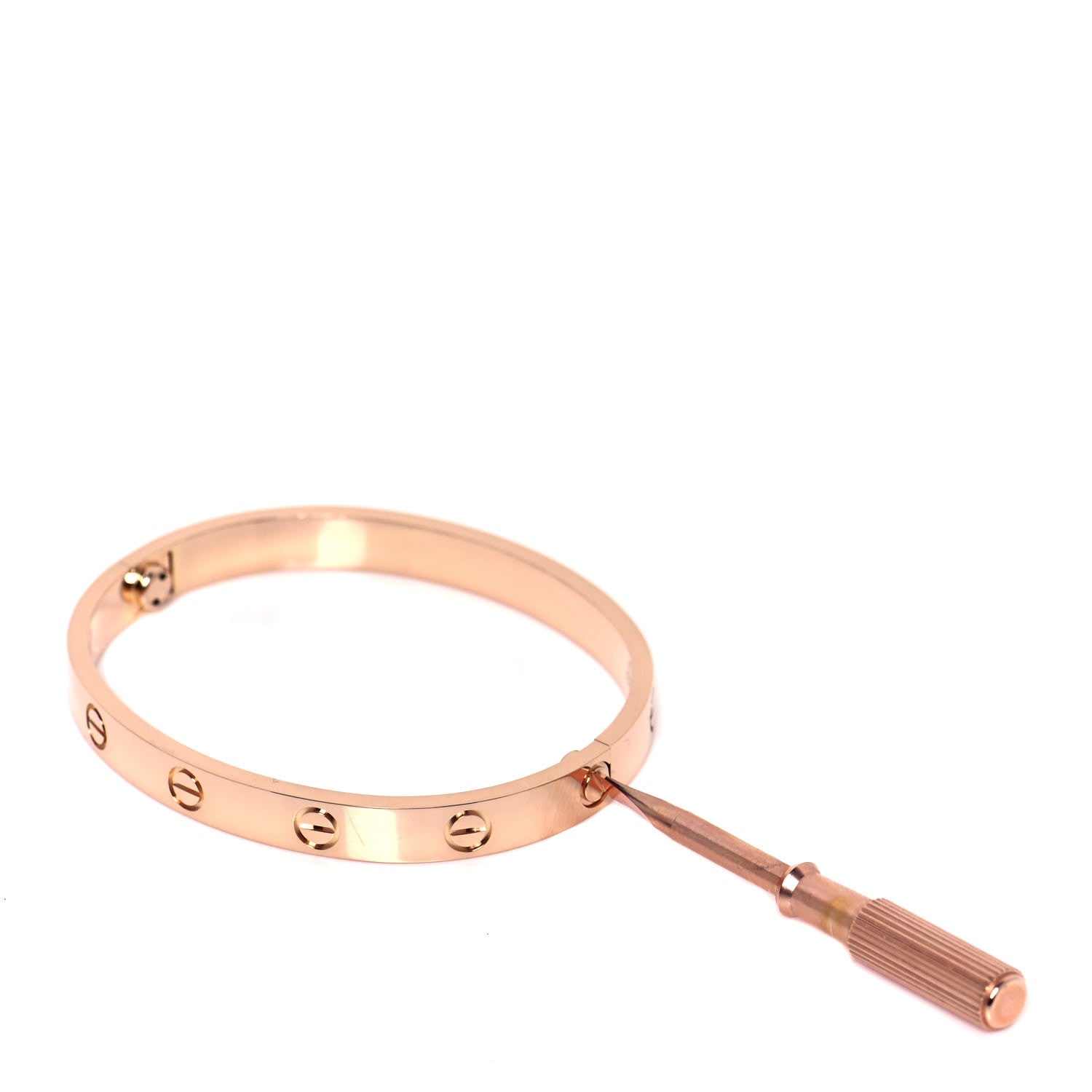 Cartier 18K Pink Gold LOVE Bracelet 16 5 of 6