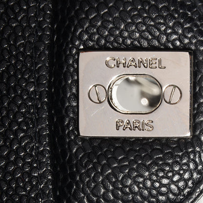 Chanel Caviar Quilted Medium Double Flap Black 8 of 8