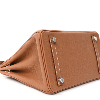 Hermes Togo Birkin 25 Gold 9 of 11