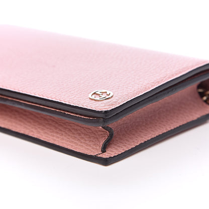 Gucci Dollar Calfskin Medium Betty Chain Wallet Soft Pink 9 of 10