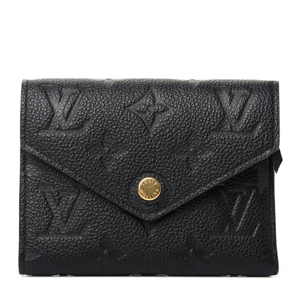 Louis Vuitton Empreinte Victorine Wallet Black 1 of 7