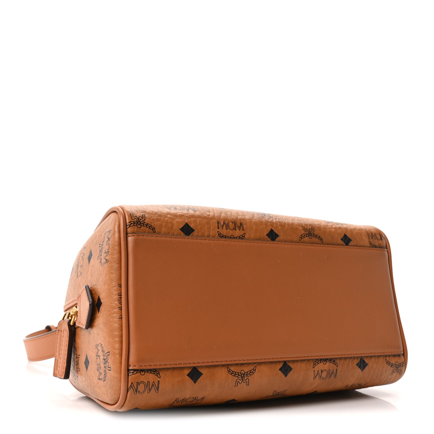 Visetos Small Ella Boston Bag Cognac