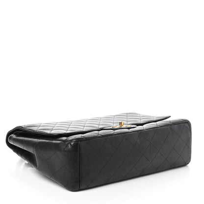 Chanel Caviar Quilted Maxi Double Flap Black 4 of 10
