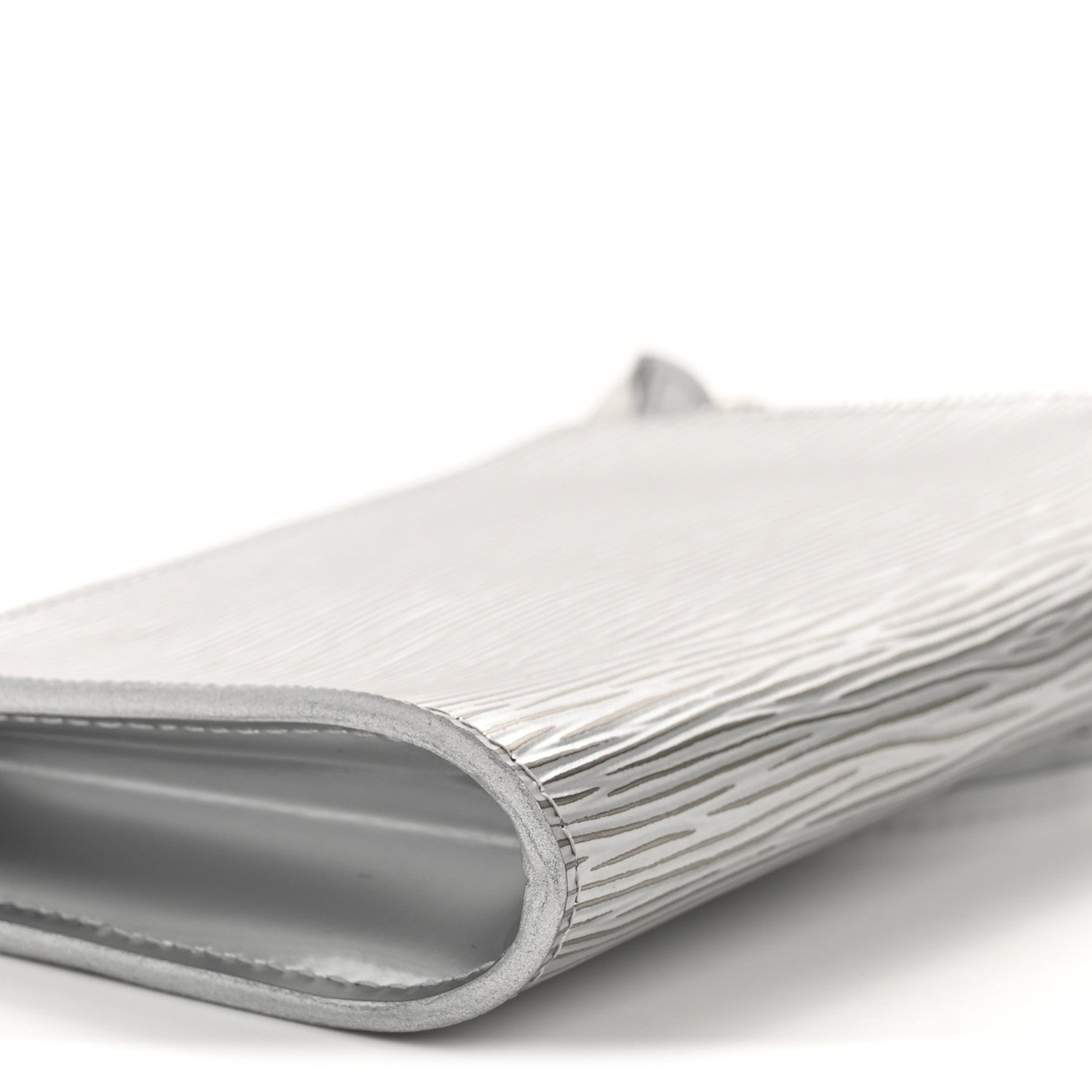 Louis Vuitton Epi Pochette Accessories Metallic Silver 8 of 10