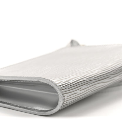Louis Vuitton Epi Pochette Accessories Metallic Silver 8 of 10
