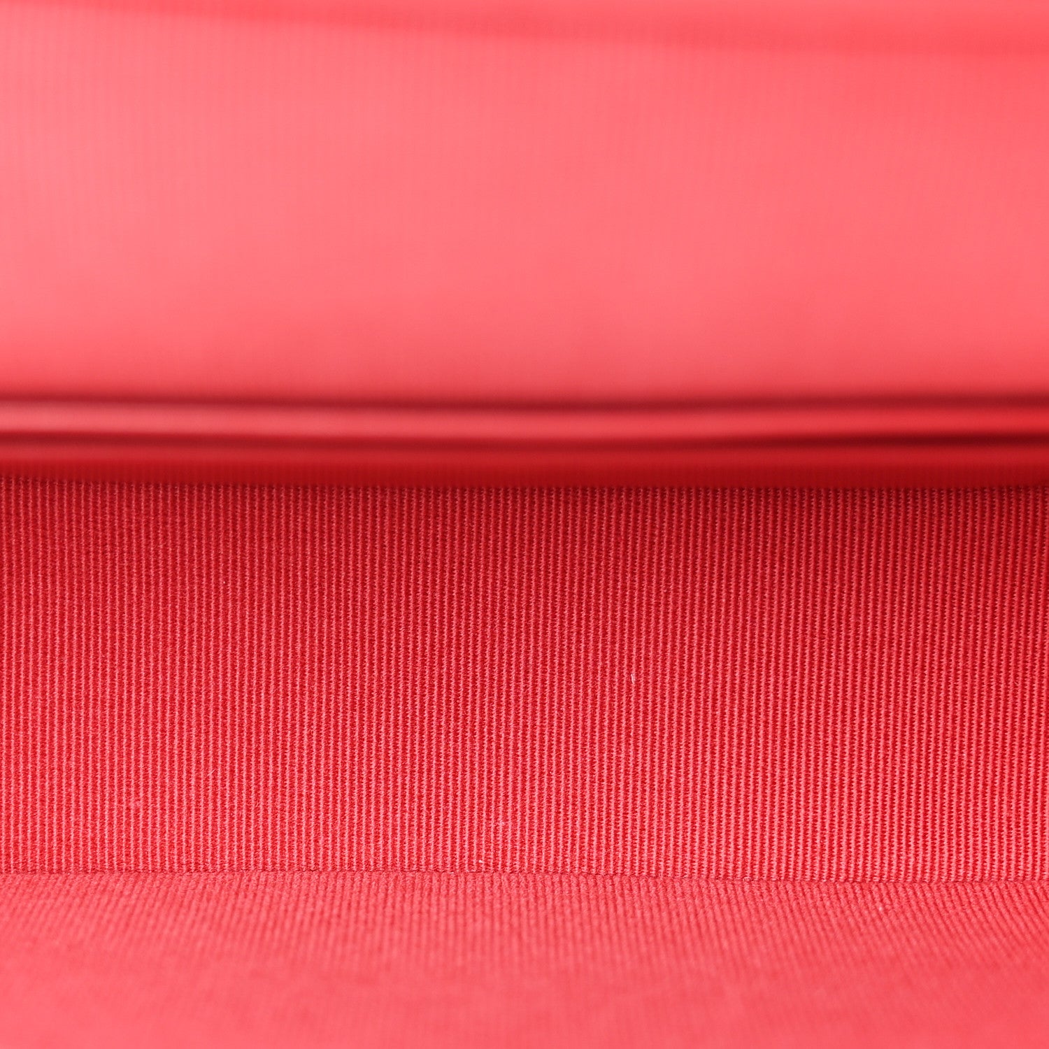 Chanel Caviar Quilted Top Handle Slim Vanity With Chain Red 5 of 11