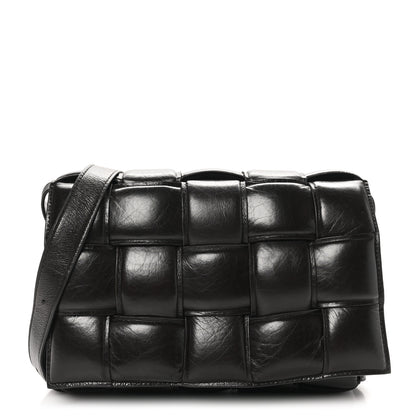 Bottega Veneta Paper Calfskin Maxi Intreccio Padded Cassette Crossbody Bag Fondant 1 of 9