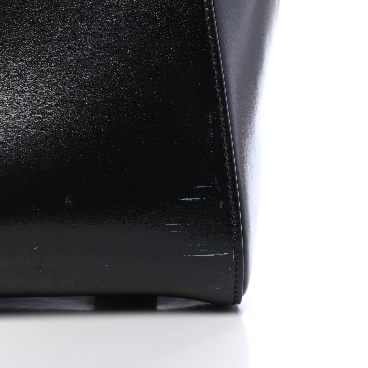Shiny Lord Calfskin Small Antigona Black
