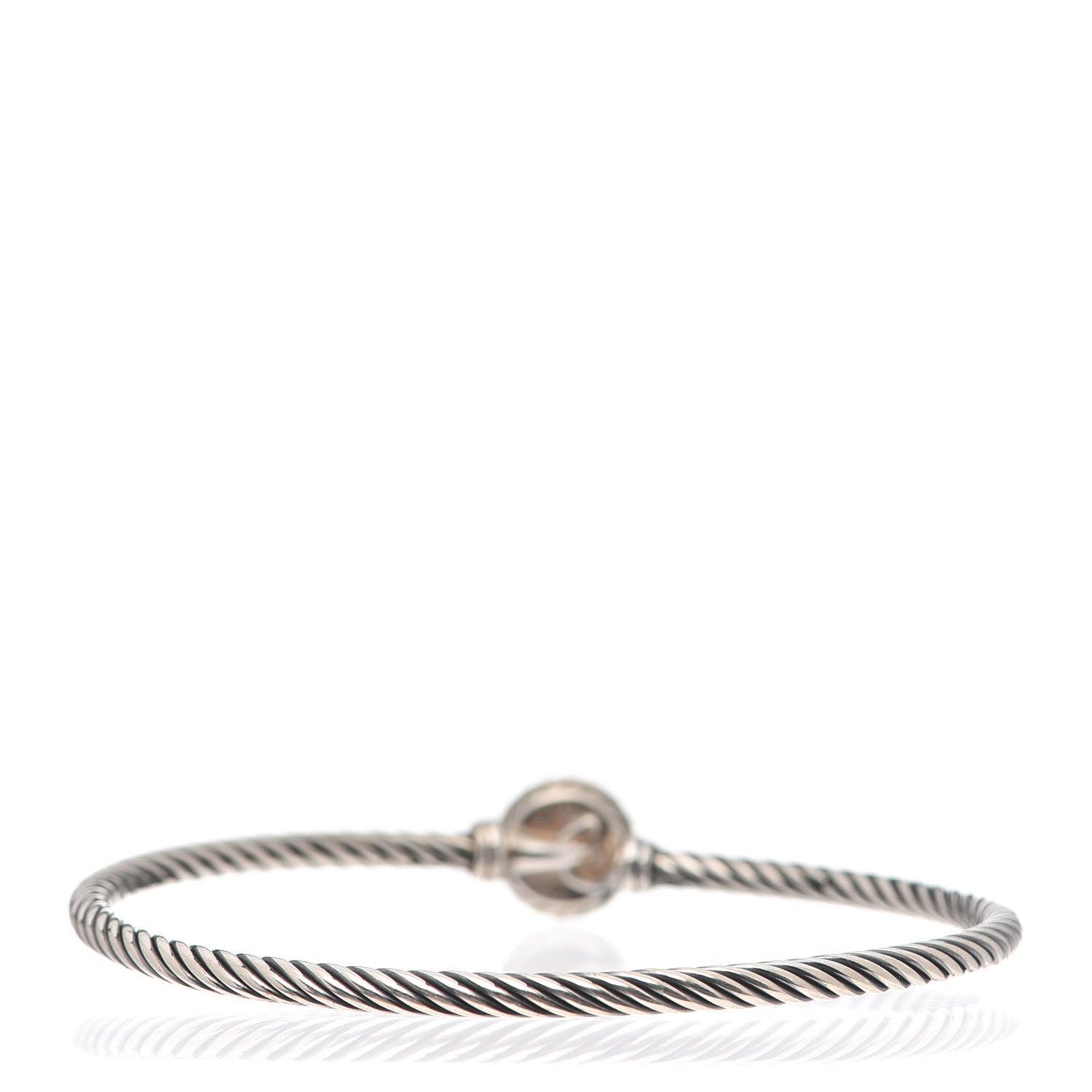 David Yurman Sterling Silver Turquoise 3mm Chatelaine Bracelet 3 of 4
